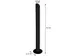 Cendrier colonne BRASQ AT300 inox noir