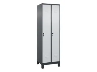 locker voor scheiding van kleding,HxBxD 1950x600x500mm,2vak - 1