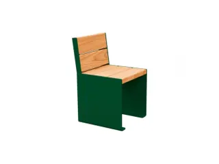 stoel,B 450mm,3latten,hout-zitting licht eikenhout,zitting H 450mm - 1