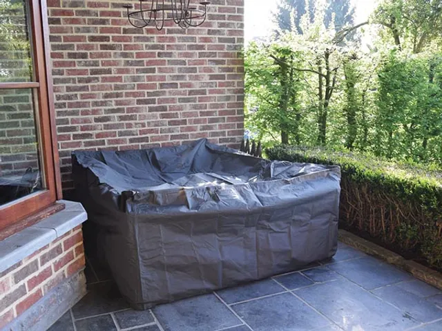 Housse d'extérieur rectangulaire ensemble de jardin Taille L gris