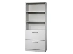 combikast,HxBxD 2004x800x420mm,3ordnerhoogte stelling,2hangmappenframe