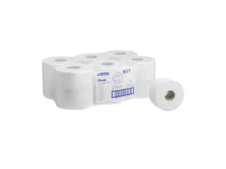 Toiletpapier Kleenex jumbo 2-laags 180m wit - 1