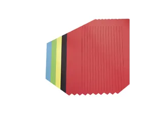 Vlechtpapier Folia 130gr 35x50cm 10 vel assorti kleuren - 2