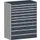 ladekast,HxBxD 1600x1300x650mm,11lade(n),lade voor normale belastingen