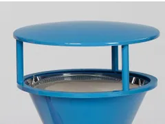 overkapping,v. Staande asbak,kunststof,RAL 5012