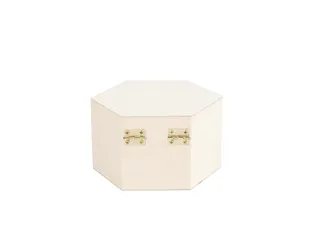 Kistje Creativ Company zeshoek 12x7cm triplex - 2