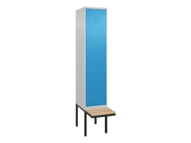 locker met bank,HxBxD 2120x400x815mm,1vak,vak B 400mm,cil.-slot