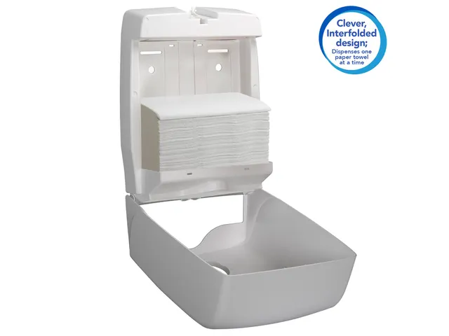 Handdoek Scott i-vouw 1-laags 21.5x31.5cm wit 15x212stuks 6663