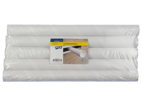 Brievenbuskoker Raadhuis A3 360x27mm rond wit krimp a 5 stuks