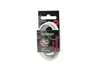 Kabel Green Mouse USB-A to Lightning data Woven 1m blisterverpakking - 4