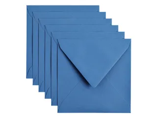 Envelop Papicolor 140x140mm Donkerblauw gegomd - 1