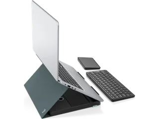 Logitech Casa Pop-Up Desk QWERTY Brits Engels Touchpad Schaar-toets - 7