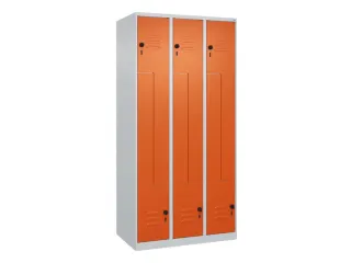 Z-garderobekast,HxBxD 1850x900x500mm,vak B 150/300mm,draaigrendel - 1