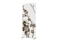 Scheidingswand Textiel Deco 85x200cm Abstract Cherry Blossom Bruin
