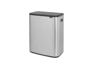 Afvalbak Bo Touch Bin 2x30 Liter Mat RVS FPP - 4