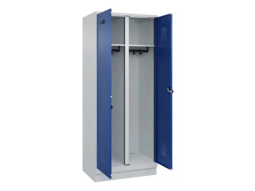 locker voor scheiding van kleding,HxBxD 1950x800x500mm,2vak
