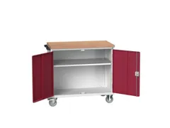 établi roulant HxlxP 980x1050x600mm plateau multiplex