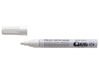 Viltstift Pilot Super Color Lakmarker Ronde Medium punt Wit - 1