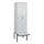 locker met bank,HxBxD 2120x600x815mm,2vak,vak B 300mm,draaigrendel