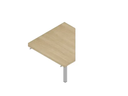 koppelelement voor bureau,90 °,HxBxD 730x840x840mm,v. C-voet
