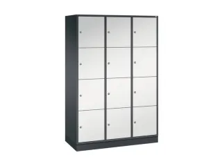 grootvolume-lockersysteem,RAL 7021/RAL 7035,HxBxD 1950x1220x500mm - 2