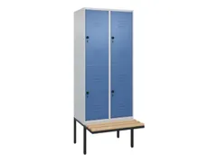 Dubbeldekse dekenkist,HxBxD 2120x800x815mm,2x2vak.,vak B 400mm