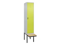 locker voor scheiding van kleding,HxBxD 2120x400x815mm,1vak