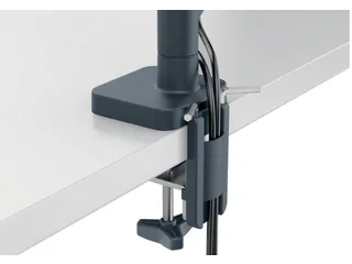 Monitorarm Leitz Ergo ruimtebesparend enkel donkergrijs - 4