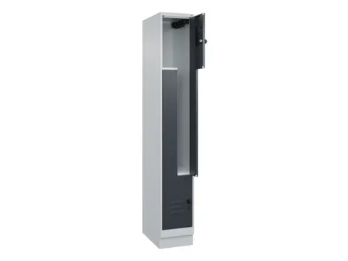 Z-garderobekast,HxBxD 1950x300x500mm,vak B 150/300mm,draaigrendel