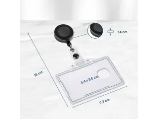 Pashouder Europel open met afroller 54x85mm - 9