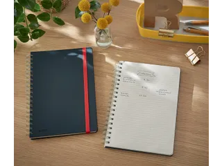 Notitieboek Leitz Cosy B5 lijn spiraal grijs - 4