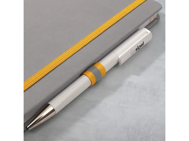 Weekagenda Linescape A5 2027 (EN) lichtgrijs Hardcover verticale indel