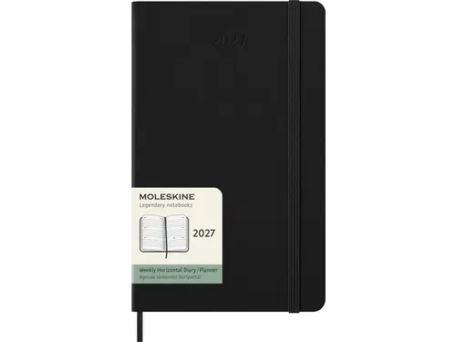 Agenda 2027 Moleskine 12M Planner Weekly 7dag/2pagina's large hc black