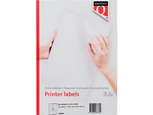 Etiket Quantore 105x48mm 1200st