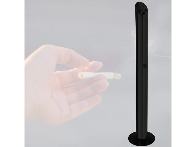 Cendrier colonne BRASQ AT300 inox noir