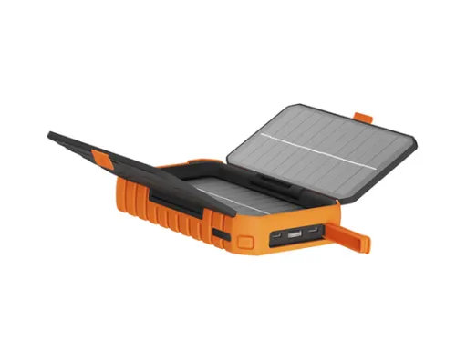Powerbank Xtorm Solar rugged 10.000 incl. zaklamp en kickstand