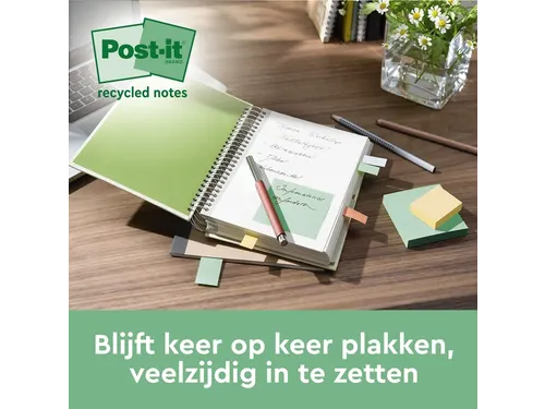 Memoblok Post-it 622 RSS12COL 47,6x47,6mm colour 12 stuks