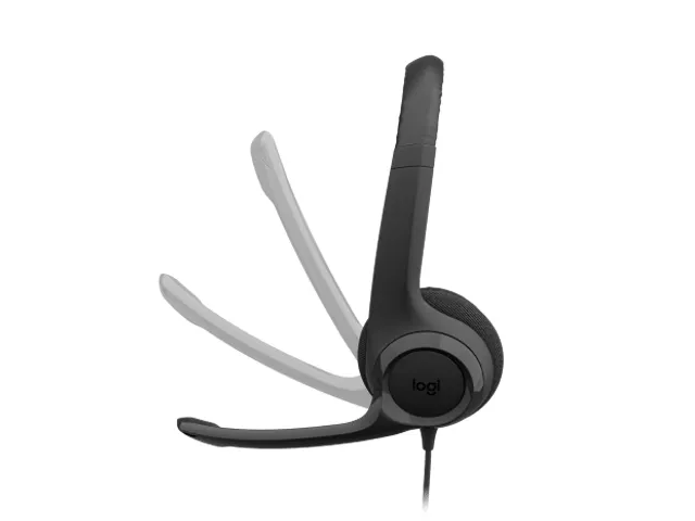 Logitech H390 USB- computerheadset USB-C 981-001576 zwart