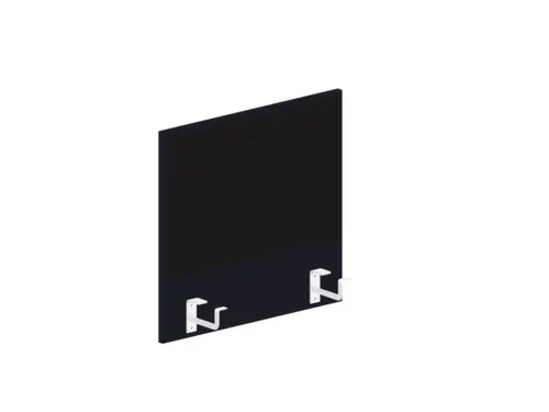 baliepaneel,v. bureau,aanbouw links,B 600mm,CC-zwart,BN8033-zwart