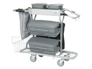 Vikan Microvezel werkwagen COMPACT PLUS 40 cm Grijs - 5