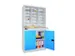 Armoire De Tri Courrier Hxlxp 1950X1000X400Mm 3X6Cases Ral7035 Façade