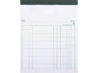 Factuur blok 13,5x10 ,5cm - 50 bladen - 4
