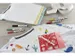 Marqueur textile Eberhard Faber 8pces en étui y compris gabarits 4en1