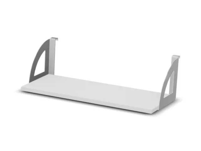 tablette,p. cloison de séparation,aluminium-argenté,Bl-blanc
