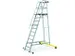 Platformladder Aluminium Bordes H X B X D 2600X 600X 630Mm 10Treden