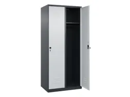locker,HxBxD 1850x800x500mm,2vak,vak B 400mm,draaigrendel
