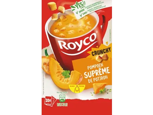 Minute Soup Pompoensuprême Met Croutons Doos 20 Stuks