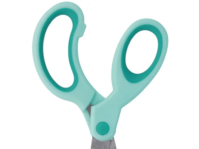 Ciseaux Westcott Kids 13cm Soft grip Bout rond Gaucher Turquoise