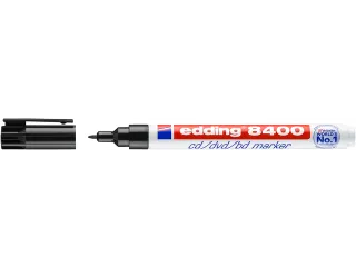 Cd marker edding 8400 rond zwart 0.5-1.0mm - 6