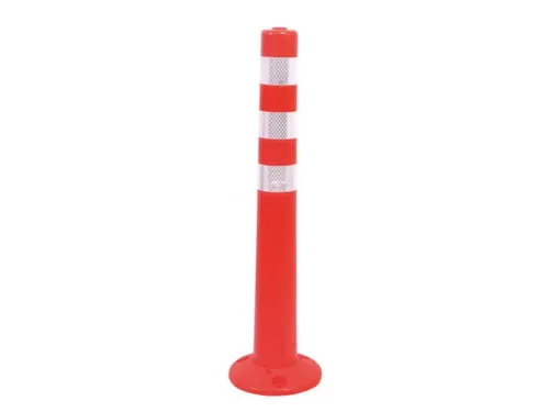 afzetpaal,rond,HxBxD 760x200x200mm,PU,fluorescerend